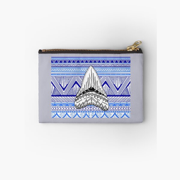 Item preview, Tribal Shark Tooth with a Blue Tribal Background  designed and sold by Steeb757.