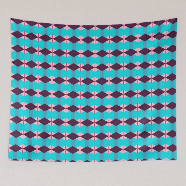 Item preview, Blue Pink  Polygon Shape - Abstract Geometric Surface Pattern - Birthday Gifts designed and sold by RoyalStarsPatts.