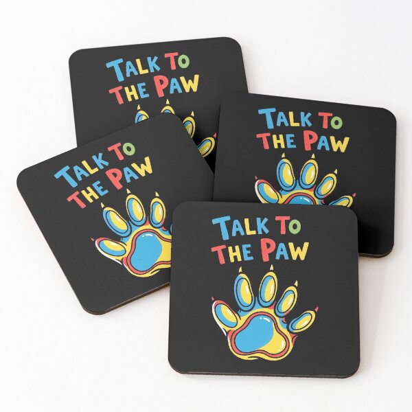 Item preview, Talk to the Paw Dog Paw Illustration designed and sold by nuel-art.