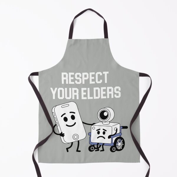 Item preview, Respect Your Elders Retro Tech Camera Phone designed and sold by khallidaart.