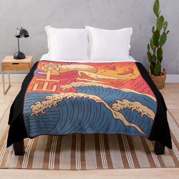 Item preview, The Great Wave off Kanagawa Japanese Art Mount Fuji Vintage Ukiyo-e Aesthetic designed and sold by DrawHandArt.