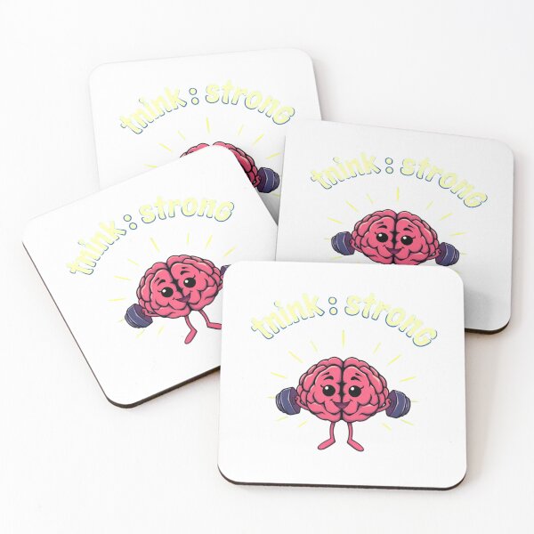 Item preview, Think Strong Brain Lifting Weights Gym designed and sold by LowBattery Social Club.