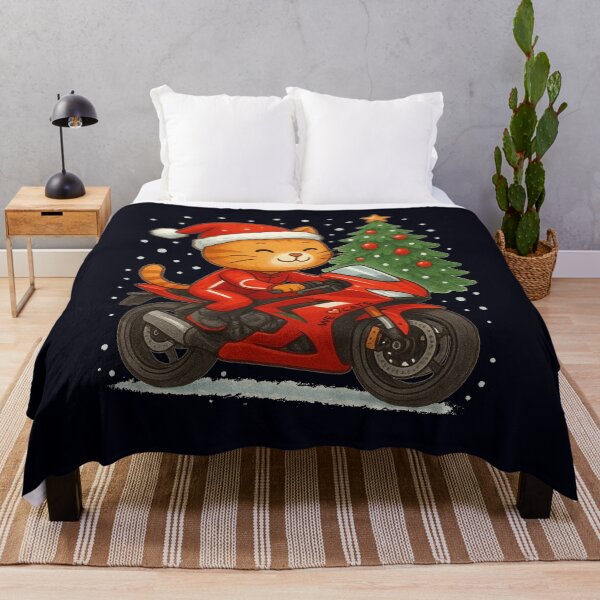 Item preview, Christmas MotoGP Speed Kitty designed and sold by WeLoveCatss.