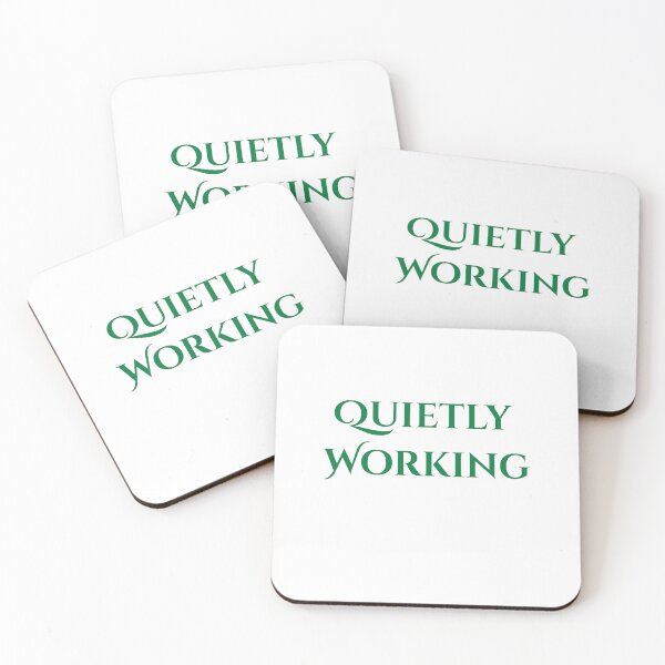 Item preview, Quietly Working – Minimal Motivation Quote Design designed and sold by RICHKIDSSTUDIO.