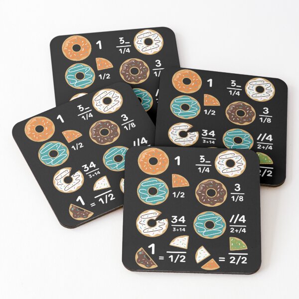 Item preview, Donut Fraction Math Teachers Back To School Educational  designed and sold by CombatTask.