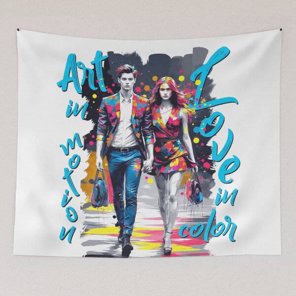 Item preview, Art in motion - Love in color designed and sold by Concept-Hub.