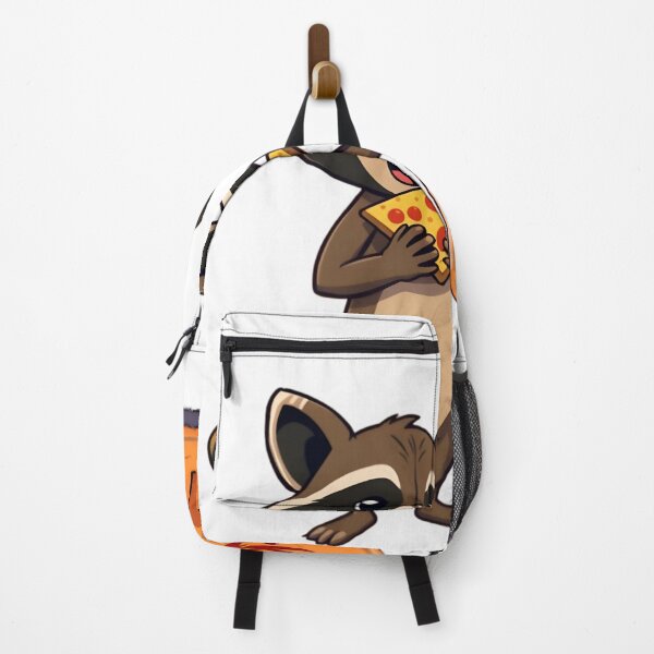 Item preview, Funny Raccoon Eating Pizza Snack Time designed and sold by LowBattery Social Club.