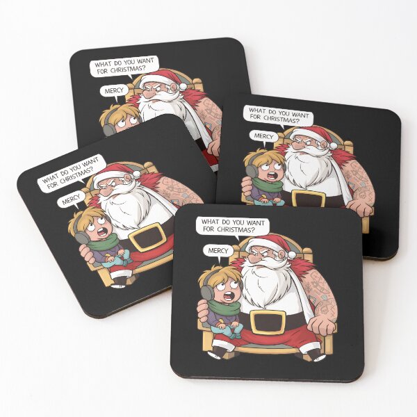 Item preview, Funny Sarcastic Santa Ask Your Mom If I'm Real Christmas Meme Humor designed and sold by DrawHandArt.