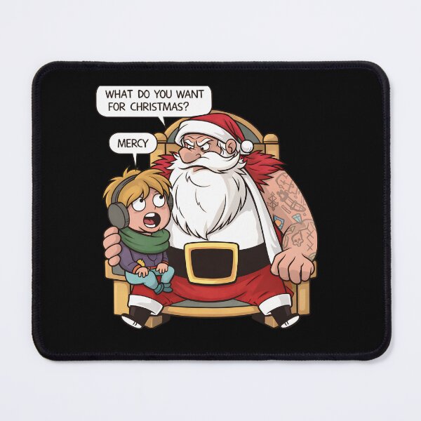 Item preview, Funny Sarcastic Santa Ask Your Mom If I'm Real Christmas Meme Humor designed and sold by DrawHandArt.