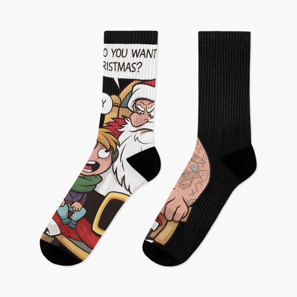 Item preview, Funny Sarcastic Santa Ask Your Mom If I'm Real Christmas Meme Humor designed and sold by DrawHandArt.