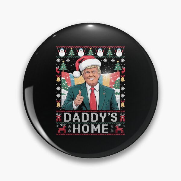 Item preview, Daddy's Home Trump Ugly Christmas Sweater Xmas Pajamas  designed and sold by AquaKiev.