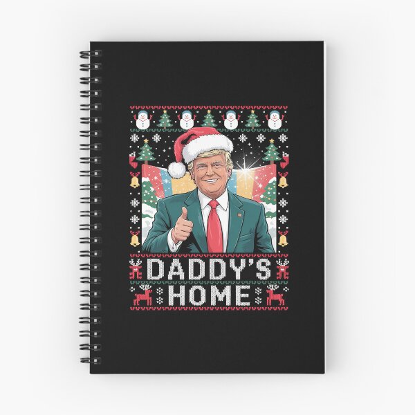 Item preview, Daddy's Home Trump Ugly Christmas Sweater Xmas Pajamas  designed and sold by AquaKiev.