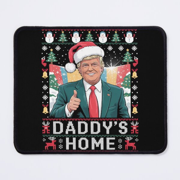 Item preview, Daddy's Home Trump Ugly Christmas Sweater Xmas Pajamas designed and sold by AquaKiev.