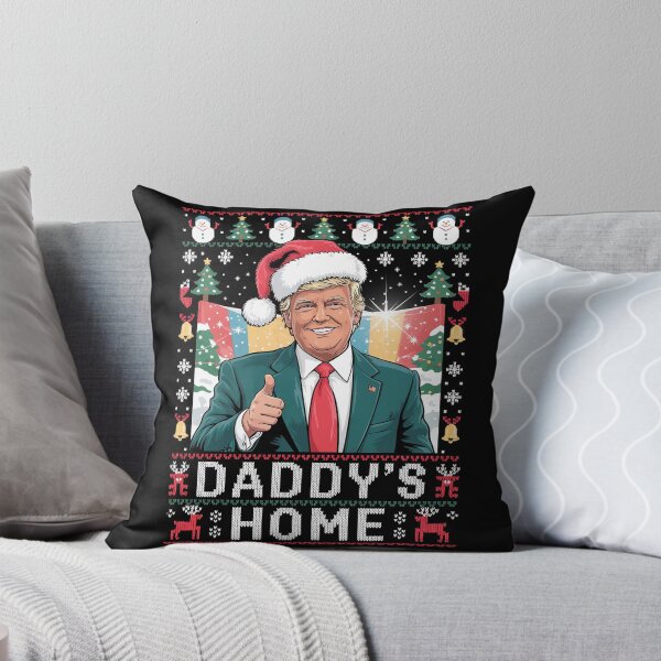Item preview, Daddy's Home Trump Ugly Christmas Sweater Xmas Pajamas  designed and sold by AquaKiev.