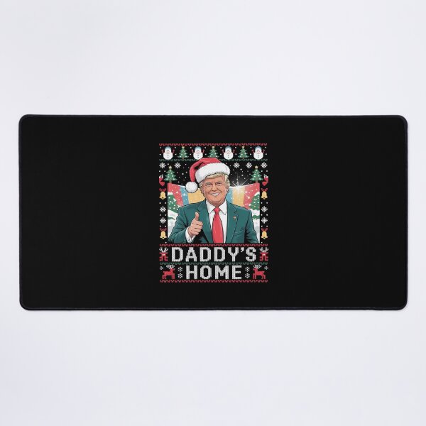 Item preview, Daddy's Home Trump Ugly Christmas Sweater Xmas Pajamas designed and sold by AquaKiev.