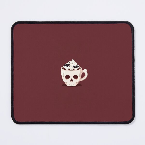 Item preview, Gothic Hot Cocoa Skull Mug | Dark Winter Christmas Cozy Sticker designed and sold by Gothic Han.