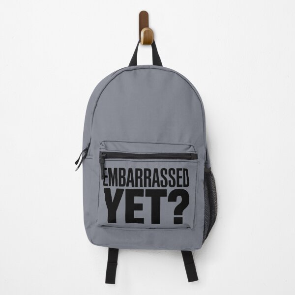 Item preview, Embarrassed Yet? – Minimalist Dry Political Humor designed and sold by The People’s Punchline.