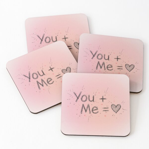 Item preview, You and Me: The Equation of Love in Sketch Style designed and sold by VisualRotaStudio .
