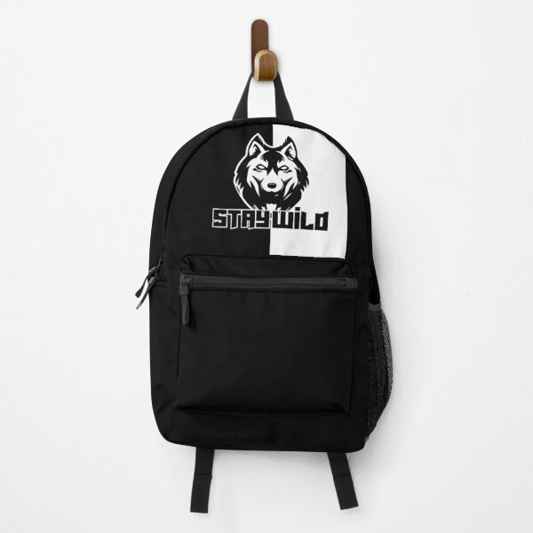 Item preview, Stay Wild – Minimal Wolf Line Art designed and sold by QuietTexts.