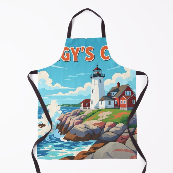 Item preview, Peggy’s Cove, Nova Scotia, Canada: Vintage-Style Painterly Travel Poster designed and sold by LSVart.
