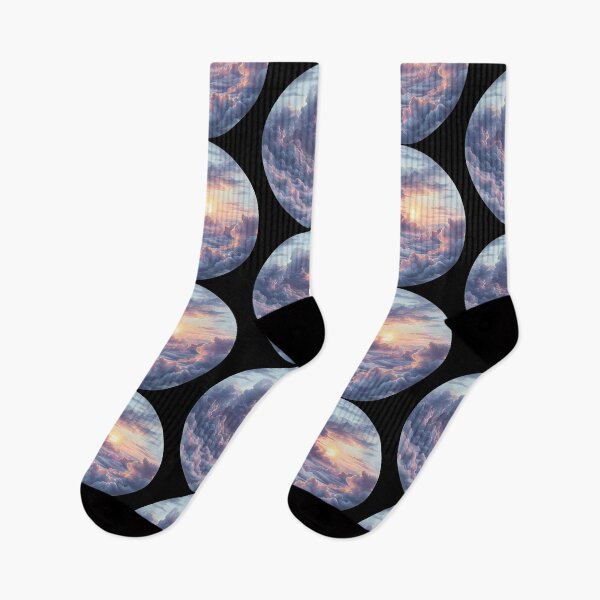 Item preview, Dreamy Pastel Sunset Above the Clouds designed and sold by Artcurrents.