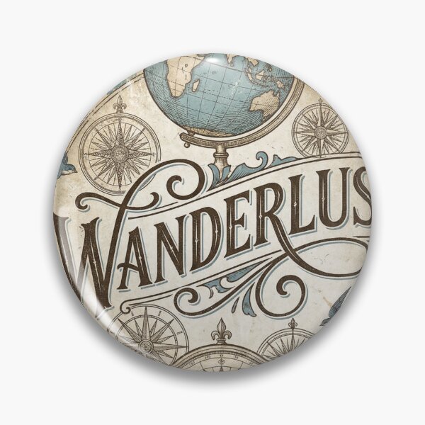Item preview, Decorative Wanderlust Vintage Travel T-Shirt designed and sold by Everyday Epics.