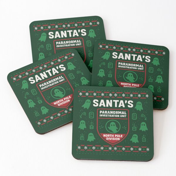 Item preview, “Santa’s Paranormal Investigation Unit” designed and sold by Rare Plus Apparel!.