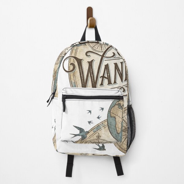 Item preview, Decorative Wanderlust Vintage Travel T-Shirt designed and sold by Everyday Epics.