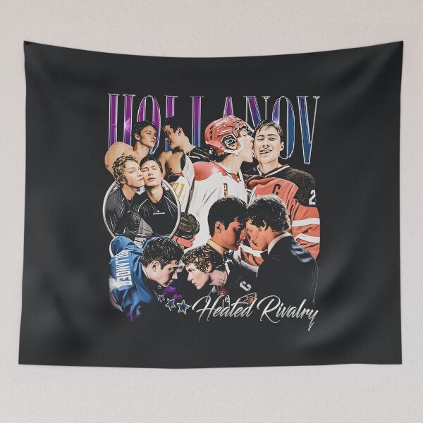 Item preview, Vintage Bootleg Heated Rivalry Hollander Rozanov Hockey Romance Art designed and sold by maitivi.