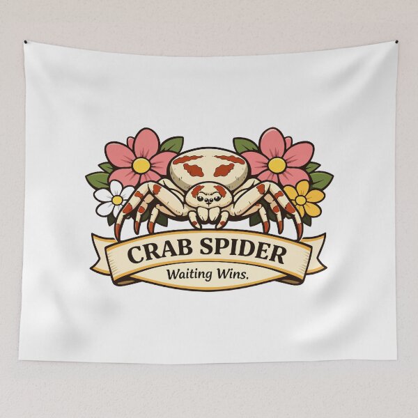 Item preview, Crab Spider – Waiting Wins designed and sold by WildlifeInc.