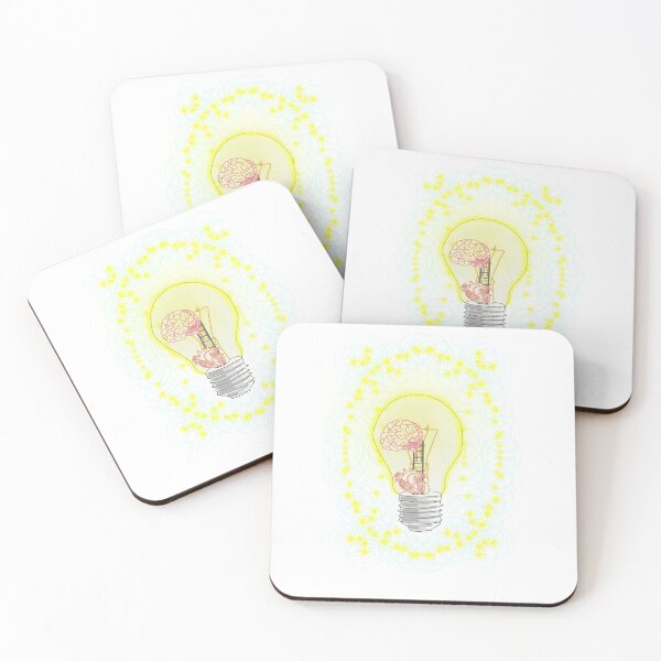 Item preview, Heart & Brain Connection – Creative Lightbulb Design designed and sold by DCSMKreativ.