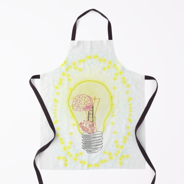 Item preview, Heart & Brain Connection – Creative Lightbulb Design designed and sold by DCSMKreativ.