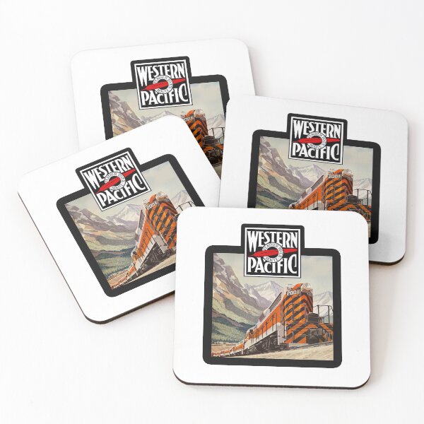 Item preview, Vintage Western Pacific Railroad - Feather River Route designed and sold by QuayTradingCo.