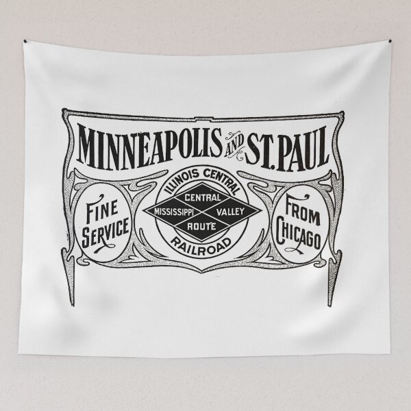 Item preview, Vintage Illinois Central Railroad - Central Mississippi Valley Route designed and sold by QuayTradingCo.