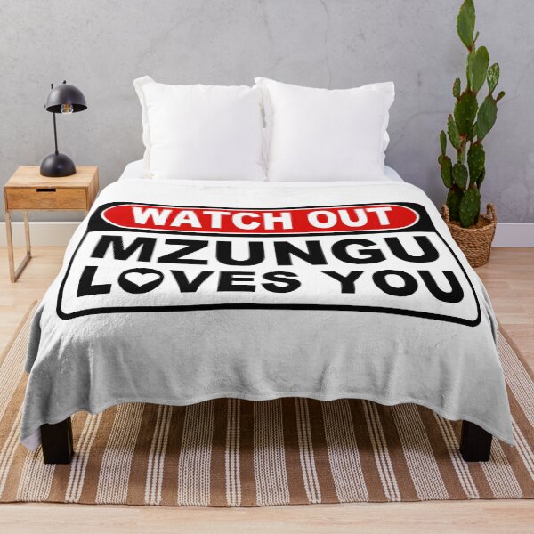 Item preview, Watch Out; Mzungu Loves You; designed and sold by StickerApe.