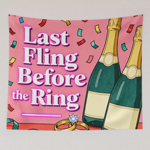 Item preview, Bachelorette Party Art designed and sold by HappySproutArt.