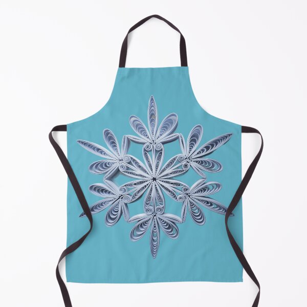 Item preview, Blue snowflake ,quilling style. designed and sold by elegantpaterns.