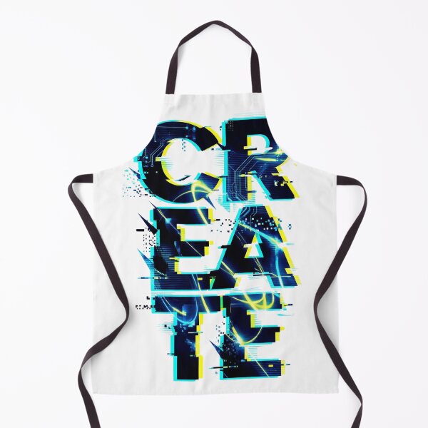 Item preview, Glitch Create Futuristic Typography T-Shirt designed and sold by Everyday Epics.