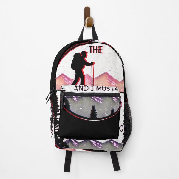 Item preview, The Mountains Are Calling Hiking Adventure Badge designed and sold by creativerooney.