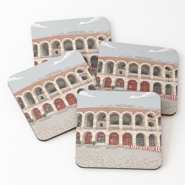 Artikelvorschau, Panoramablick auf die Arena von Verona entworfen und verkauft von TDArtShop.