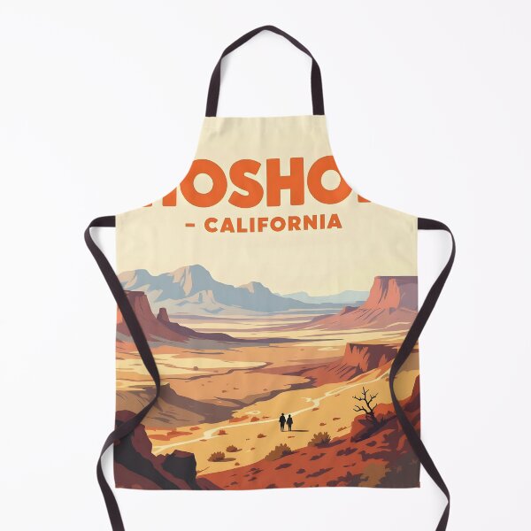 Item preview, Shoshone, California, USA: Vintage-Style Painterly Travel Poster designed and sold by LSVart.