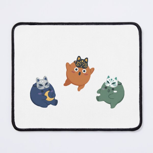 Item preview, Cute Kitsune Mochi Friends Playtime Kawaii Design designed and sold by Merchifyme2000.