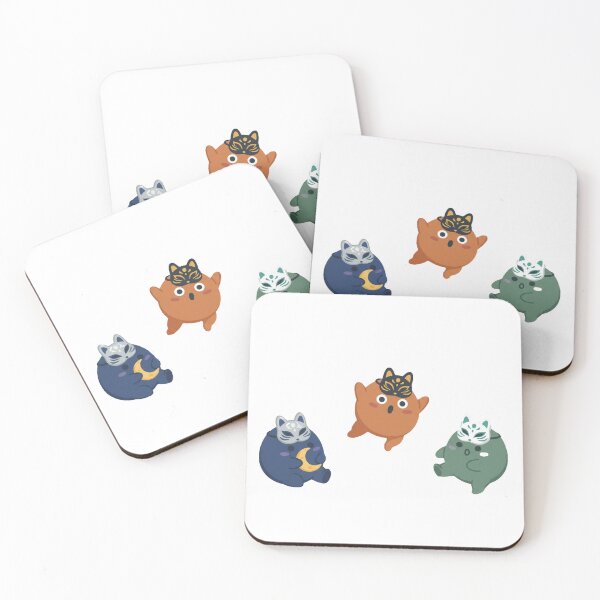 Item preview, Cute Kitsune Mochi Friends Playtime Kawaii Design designed and sold by Merchifyme2000.