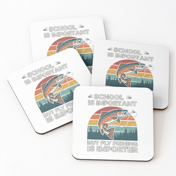 Aperçu de l'œuvre Fishing is Importanter Retro Sunset Bass Design créée et vendue par Merchifyme2000.