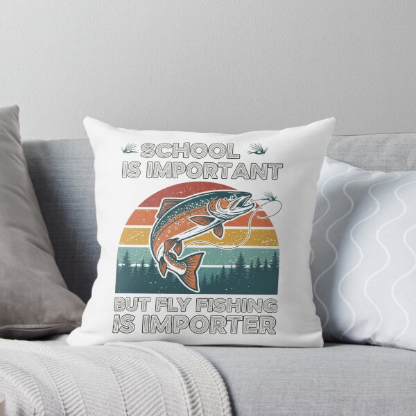 Aperçu de l'œuvre Fishing is Importanter Retro Sunset Bass Design créée et vendue par Merchifyme2000.