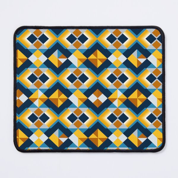 Item preview, Colorful Tessellation Geometric Pattern 4 | Square Abstract Shapes - One Year Anniversary Gifts designed and sold by RoyalStarsPatts.