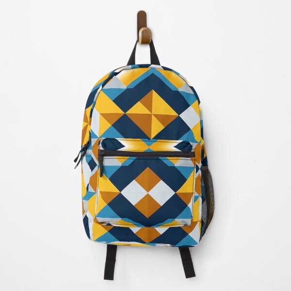 Item preview, Colorful Tessellation Geometric Pattern 4 | Square Abstract Shapes - One Year Anniversary Gifts designed and sold by RoyalStarsPatts.