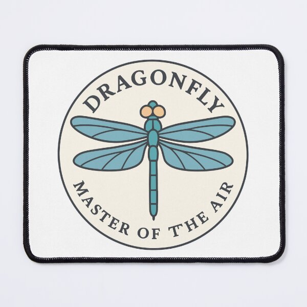 Item preview, Dragonfly Master of the Air – Minimal Nature Insect Art designed and sold by WildlifeInc.