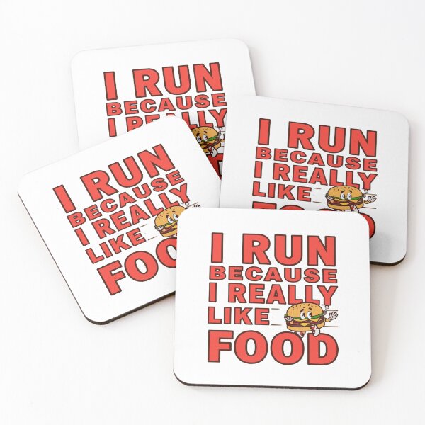Item preview, I Run, Because designed and sold by RisingWolfStudio.
