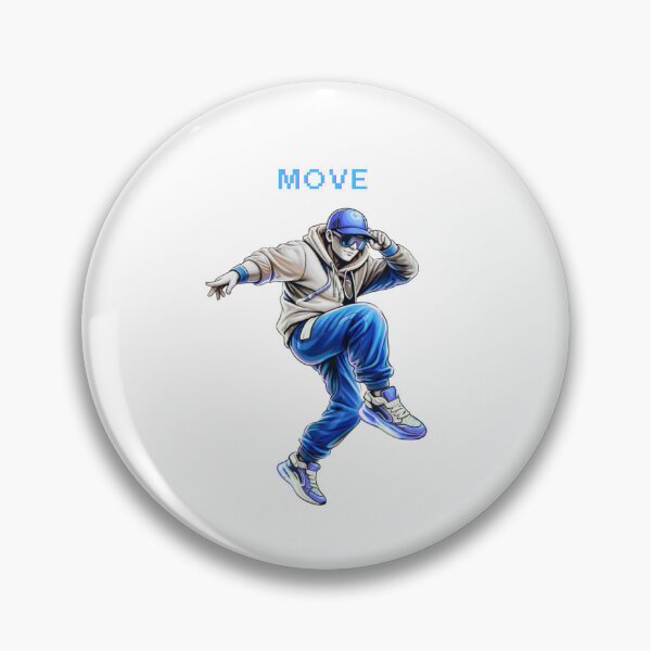 Item preview, Move – Minimal Urban Street Dancer Illustration designed and sold by IvannaMoroz.